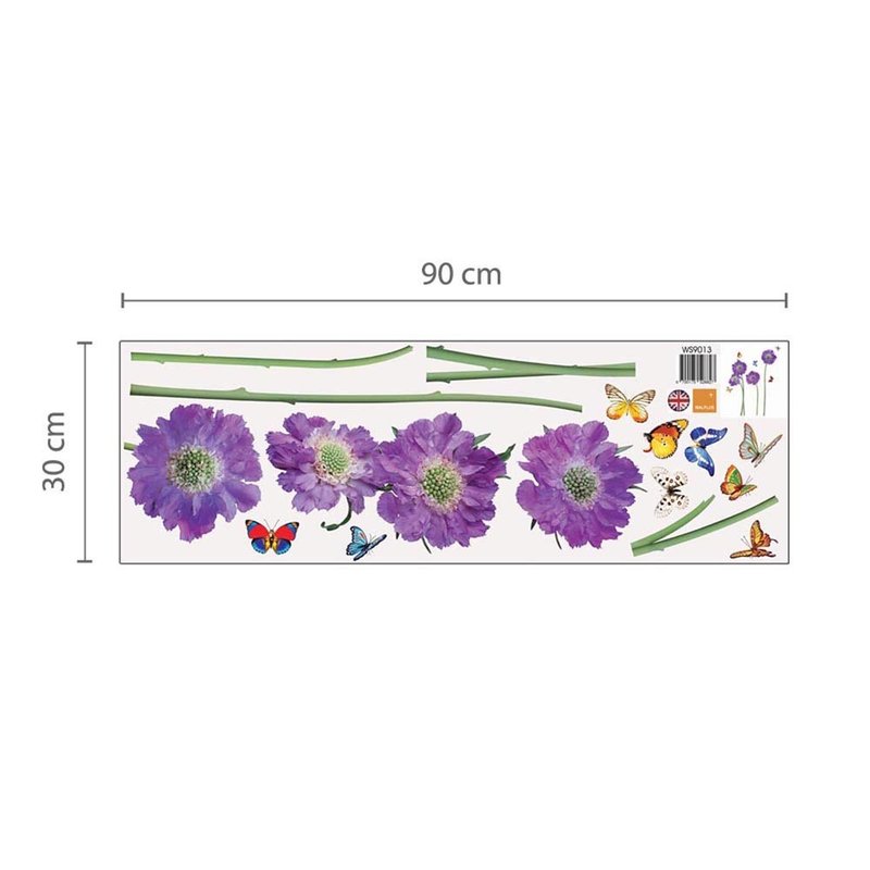 Sticker Purple Flower